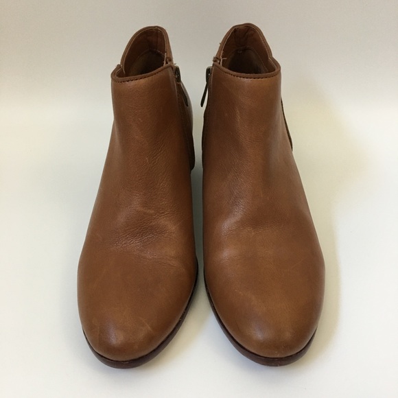Sam Edelman Brown Leather Ankle Boots Size 8 - Picture 2 of 11